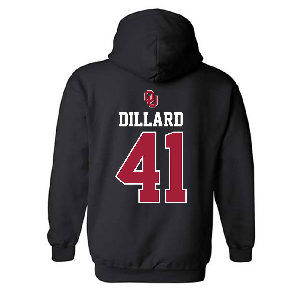 Oklahoma - NCAA Baseball : Gunnar Dillard - Fashion Shersey Hooded Sweatshirt-1