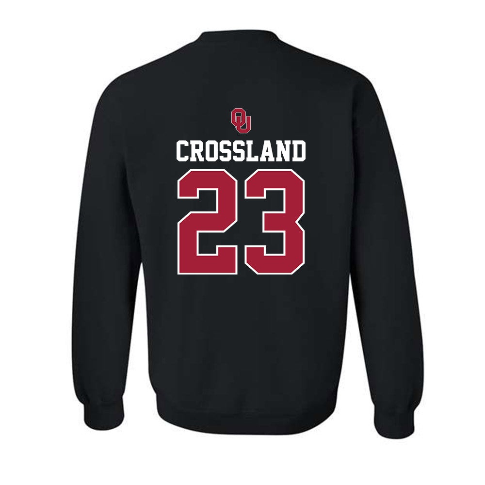Oklahoma - NCAA Baseball : Cade Crossland - Fashion Shersey Crewneck Sweatshirt-1