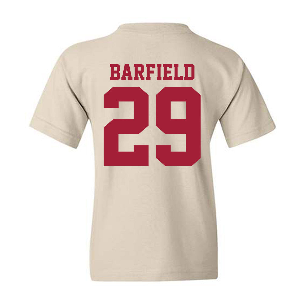 Oklahoma - NCAA Baseball : Jaden Barfield - Fashion Shersey Youth T-Shirt-1
