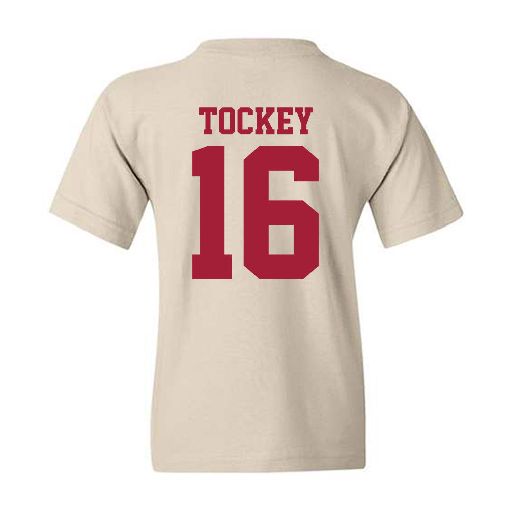 Oklahoma - NCAA Baseball : Dayton Tockey - Fashion Shersey Youth T-Shirt-1