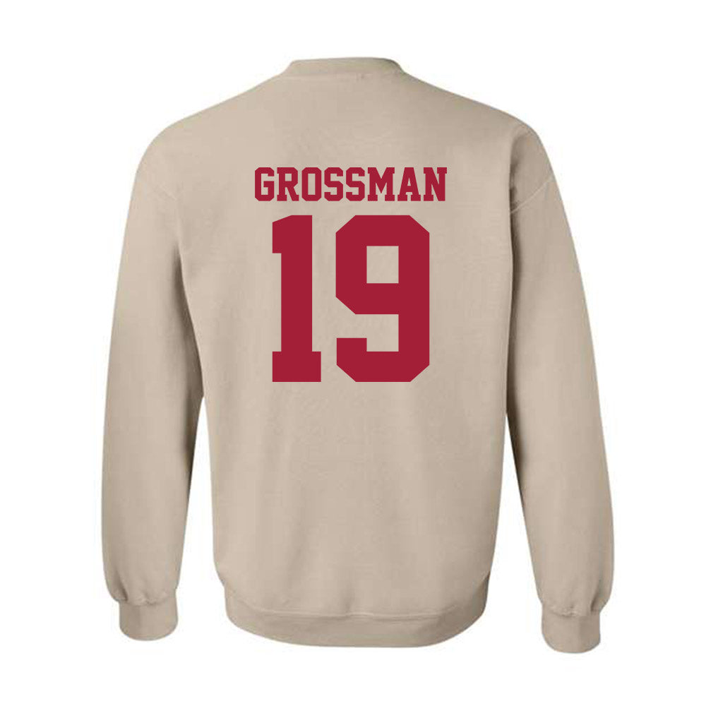 Oklahoma - NCAA Baseball : Jaxon Grossman - Fashion Shersey Crewneck Sweatshirt-1