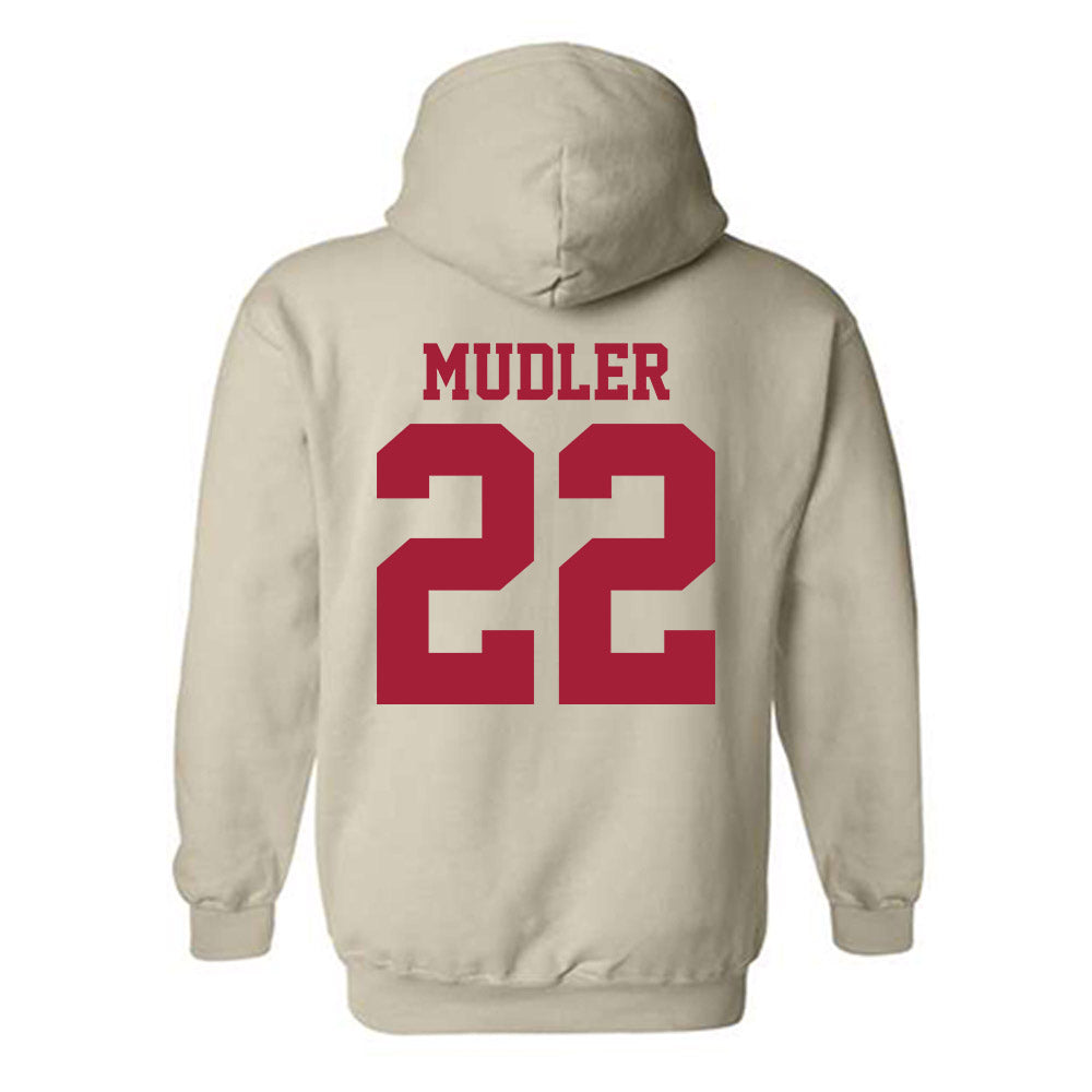 Oklahoma - NCAA Baseball : Scott Mudler - Fashion Shersey Hooded Sweatshirt-1