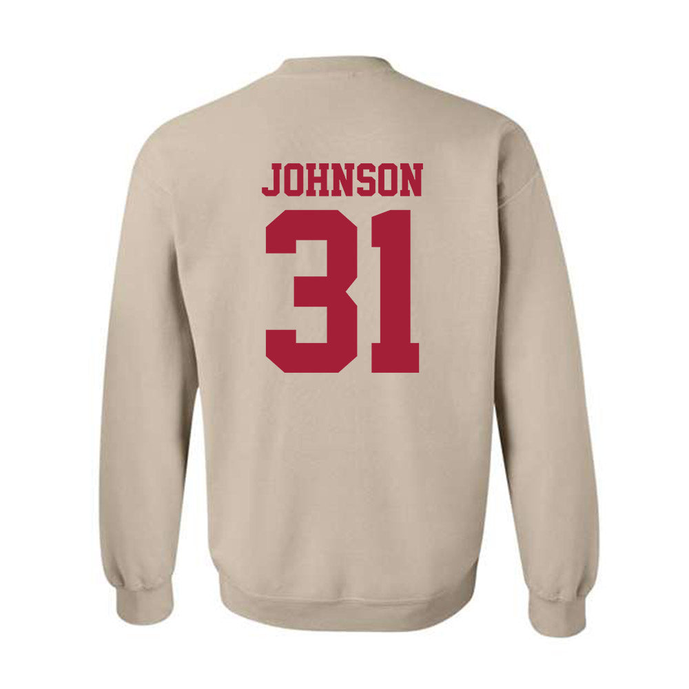 Oklahoma - NCAA Baseball : Cameron Johnson - Fashion Shersey Crewneck Sweatshirt-1