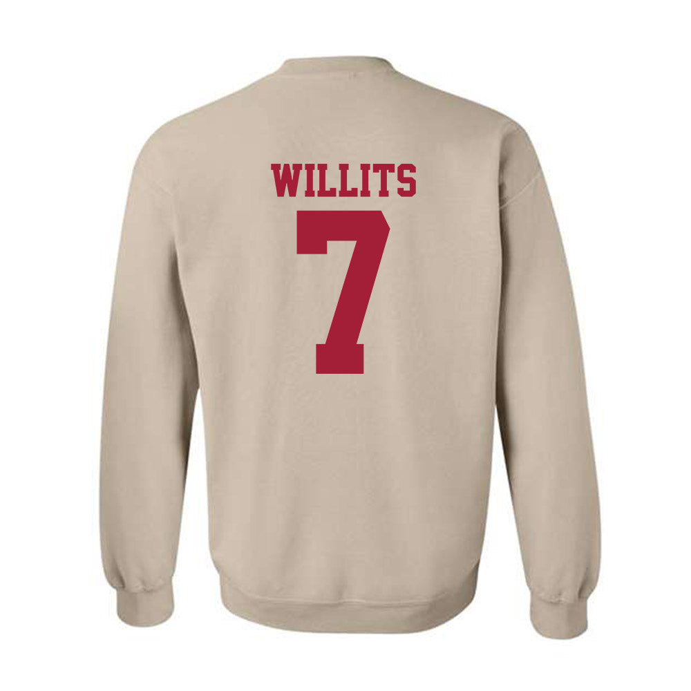 Oklahoma - NCAA Baseball : Jaxon Willits - Fashion Shersey Crewneck Sweatshirt-1