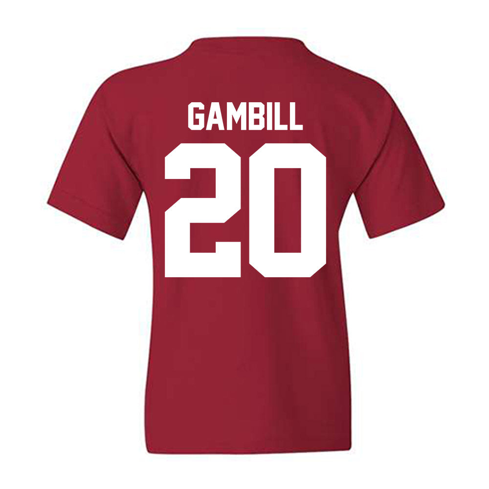 Oklahoma - NCAA Baseball : Trey Gambill - Fashion Shersey Youth T-Shirt-1