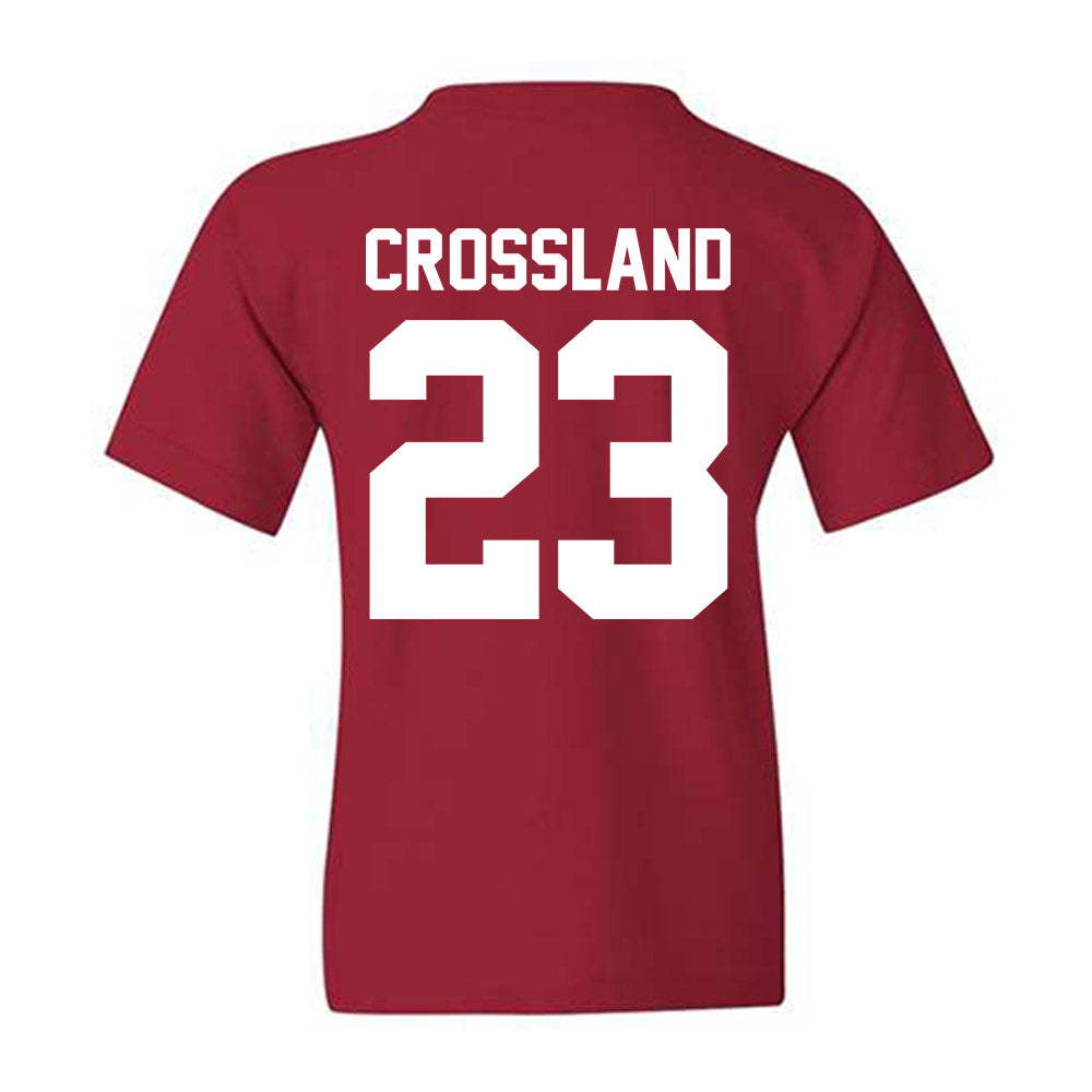 Oklahoma - NCAA Baseball : Cade Crossland - Fashion Shersey Youth T-Shirt-1