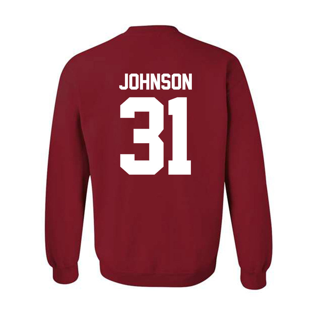 Oklahoma - NCAA Baseball : Cameron Johnson - Fashion Shersey Crewneck Sweatshirt-1