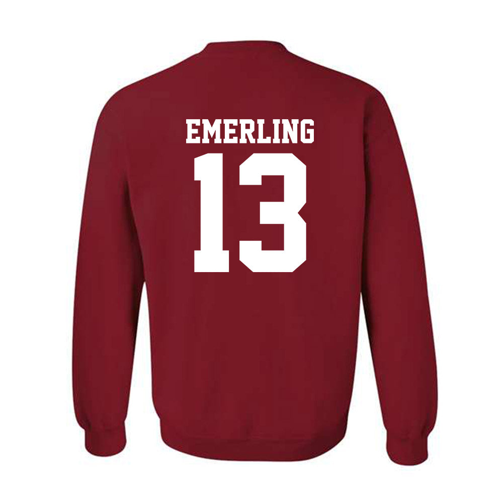 Oklahoma - NCAA Softball : Isabela Emerling - Fashion Shersey Crewneck Sweatshirt-1