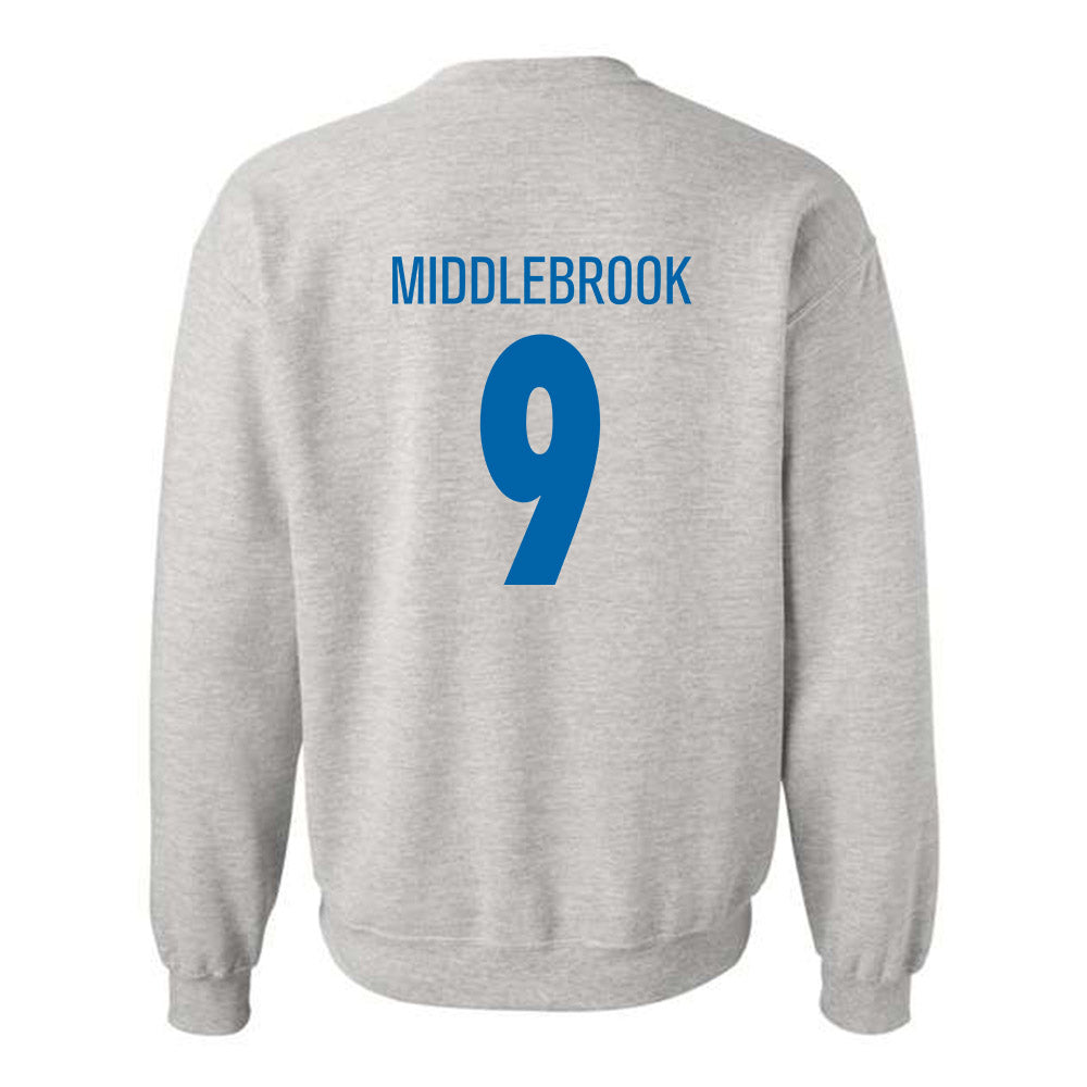 MTSU - NCAA Football : Jekail Middlebrook - Classic Shersey Crewneck Sweatshirt-1