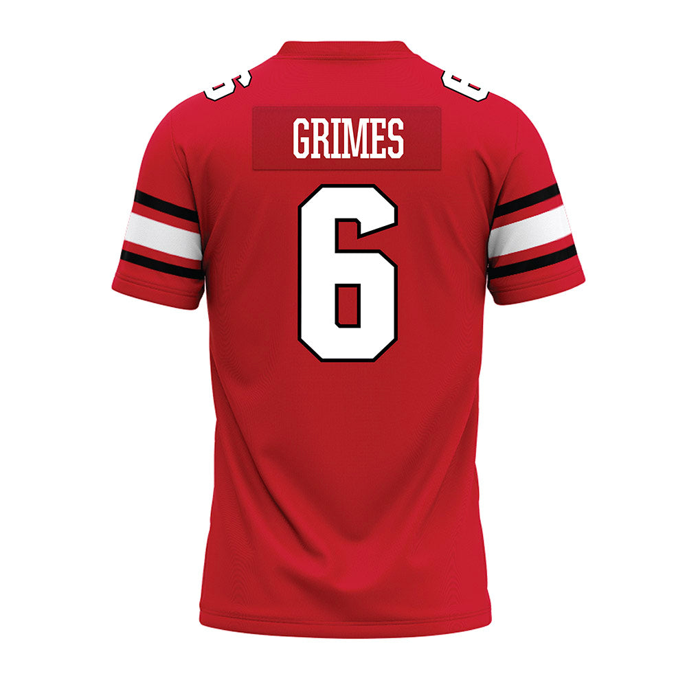 NC State - NCAA Football : Wesley Grimes - Premium Football Jersey