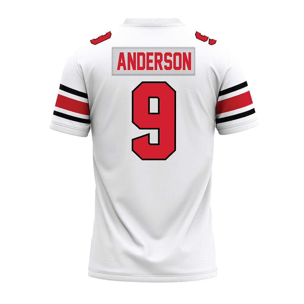 NC State - NCAA Football : Terrell Anderson - White Premium Football Jersey-1
