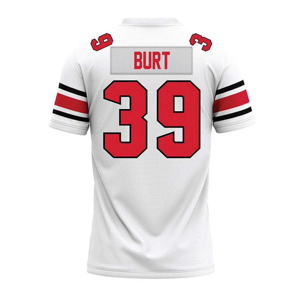 NC State - NCAA Football : Foster Burt - White Premium Football Jersey-1