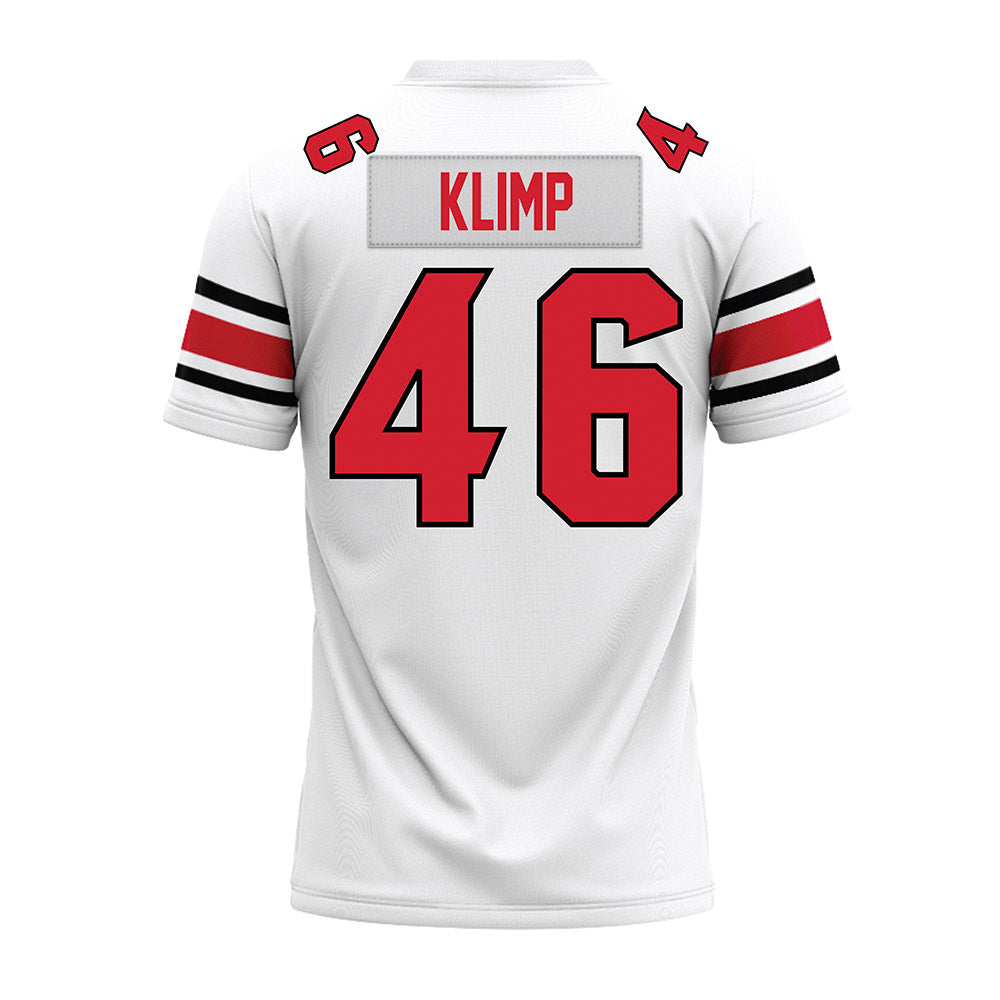 NC State - NCAA Football : Ryan Klimp - White Premium Football Jersey-1