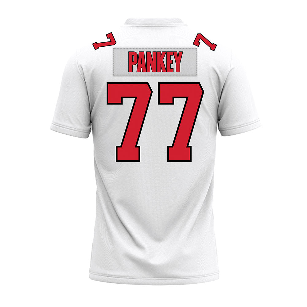 Illinois State - NCAA Football : Jace Pankey - White Premium Football Jersey-1