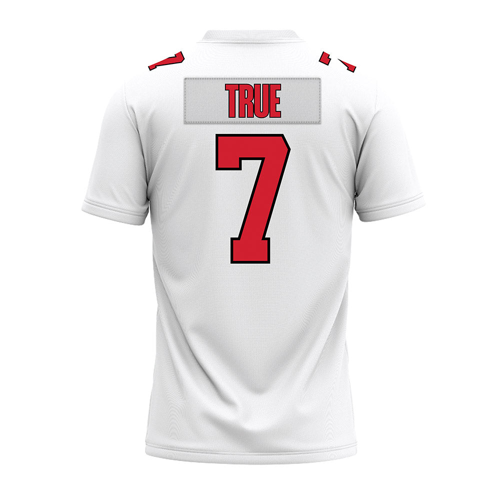 Illinois State - NCAA Football : Nick True - White Premium Football Jersey-1