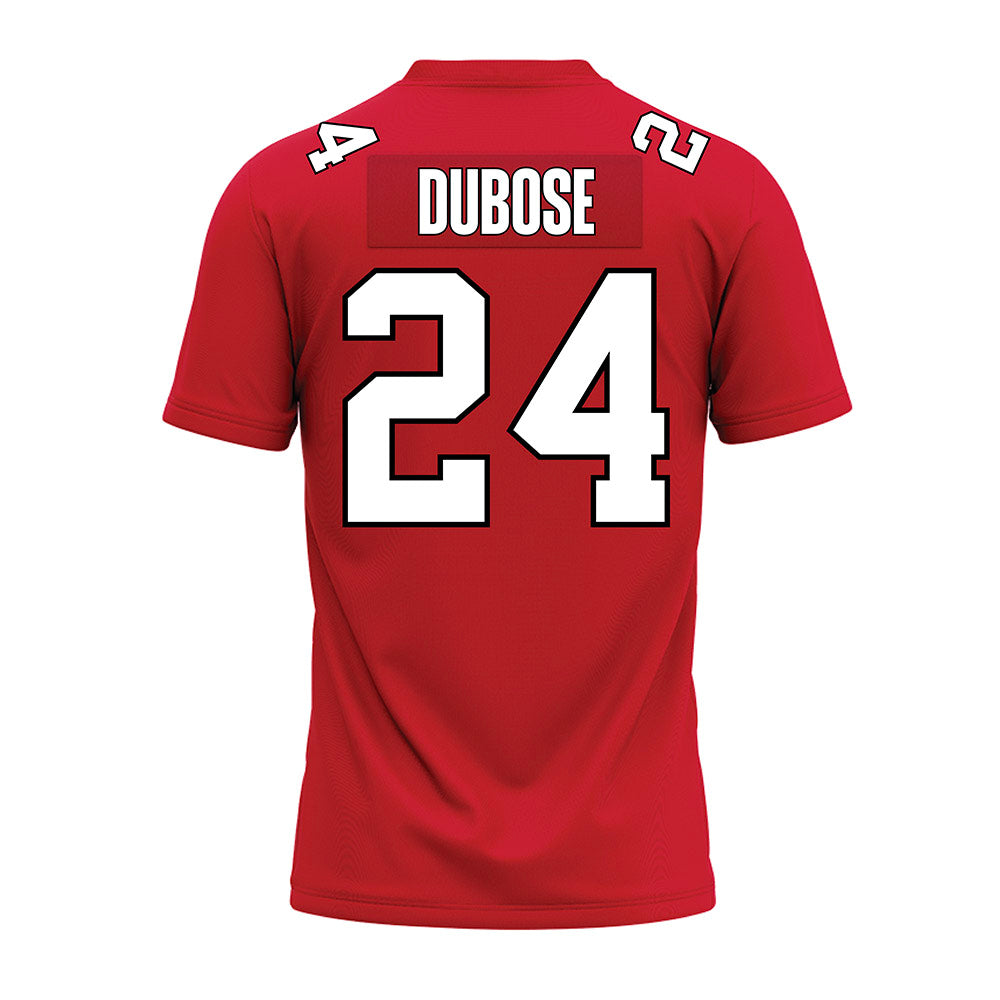Illinois State - NCAA Football : Doreon Dubose - Red Premium Football Jersey-1