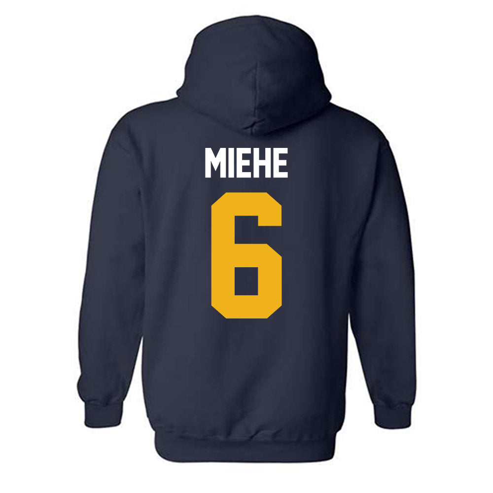 - NCAA Softball : Emmie Miehe - Classic Fashion Shersey Hooded Sweatshirt-1