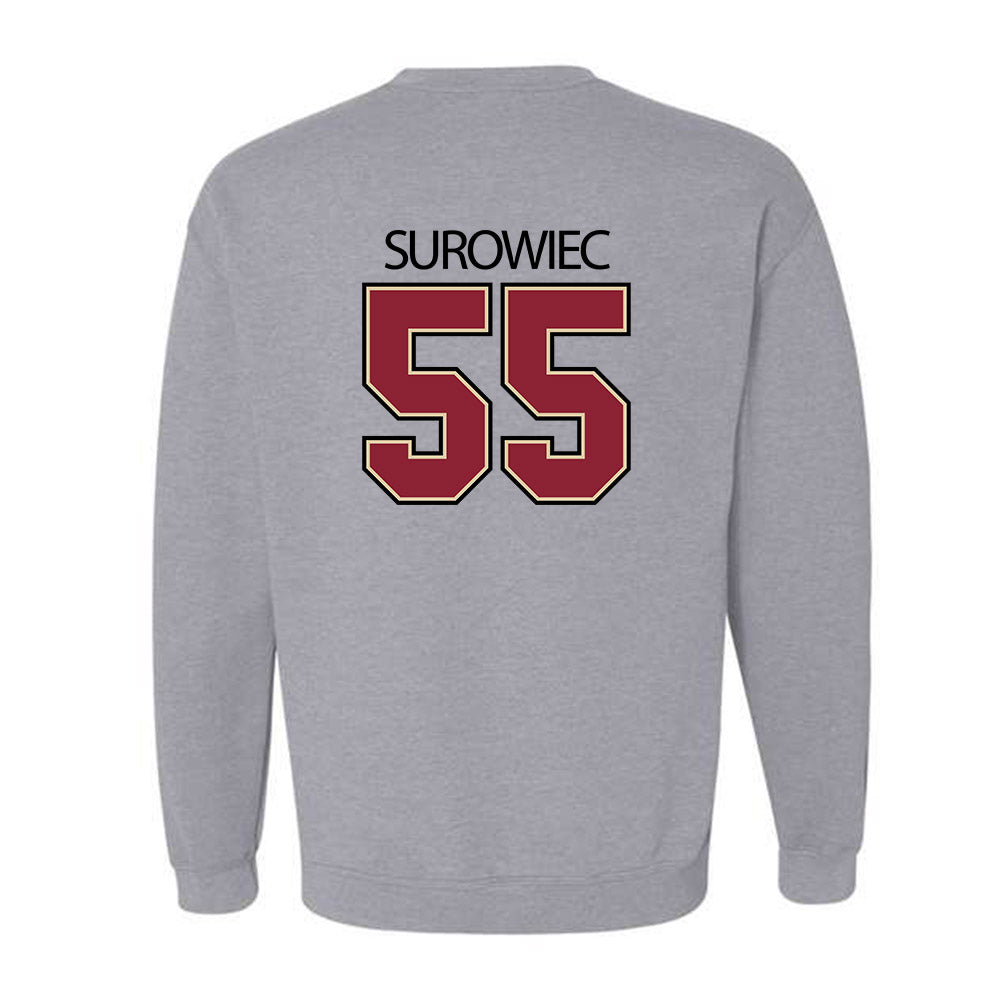 Boston College - NCAA Baseball : Daniel Surowiec - Classic Shersey Crewneck Sweatshirt-1