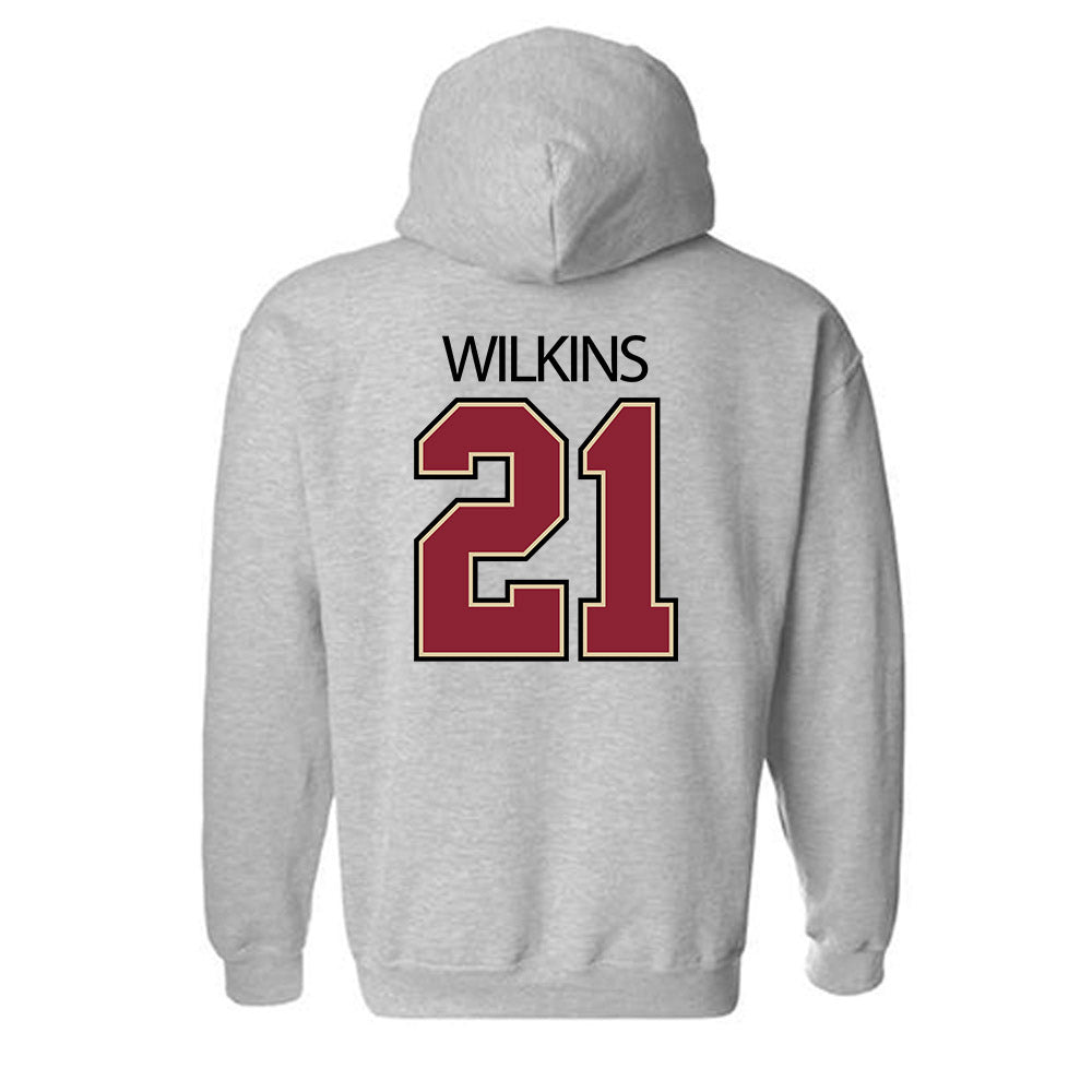 Boston College - NCAA Football : VJ Wilkins - Classic Shersey Hooded Sweatshirt-3
