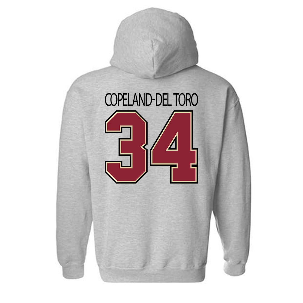 Boston College - NCAA Men's Soccer : Bryce Copeland-Del Toro - Classic Shersey Hooded Sweatshirt-1