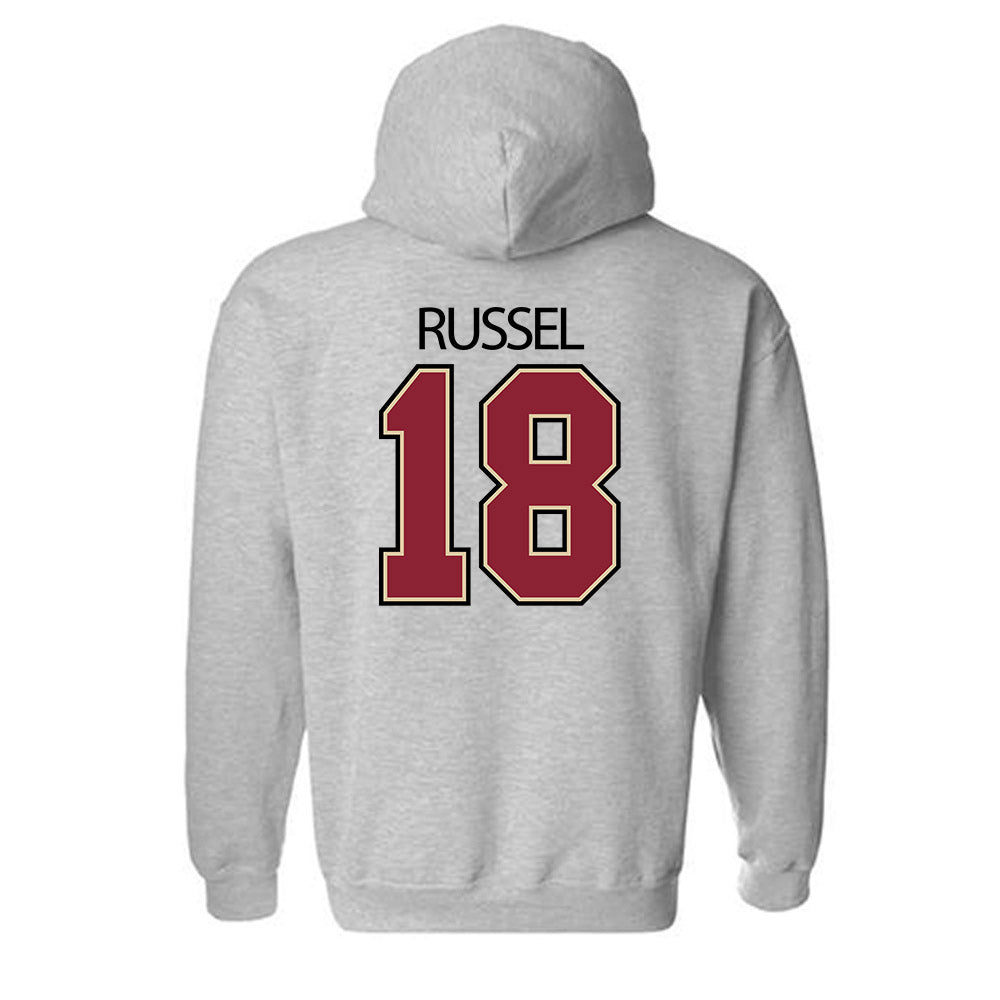 Boston College - NCAA Women's Lacrosse : Devon Russel - Classic Shersey Hooded Sweatshirt-1