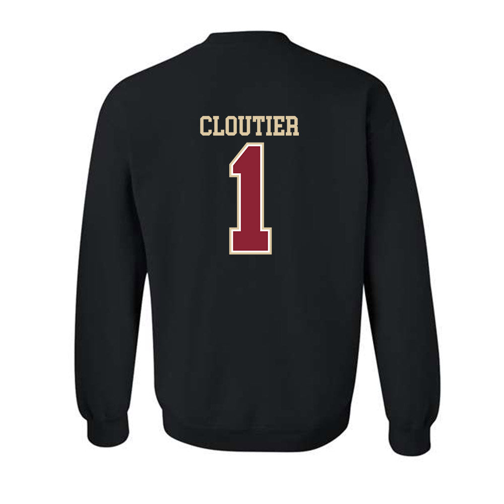 Boston College - NCAA Men's Ice Hockey : Louka Cloutier - Classic Shersey Crewneck Sweatshirt-1