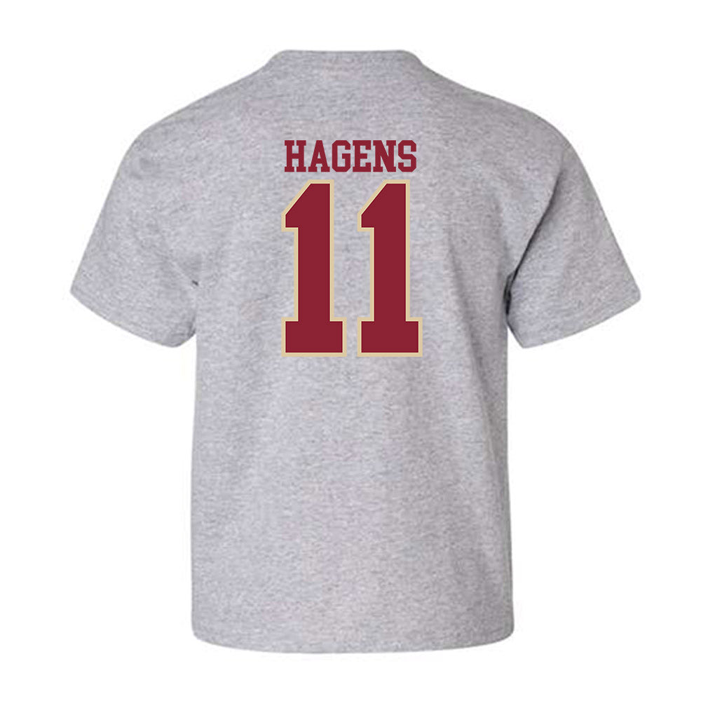 Boston College - NCAA Men's Ice Hockey : Michael Hagens - Classic Shersey Youth T-Shirt-3