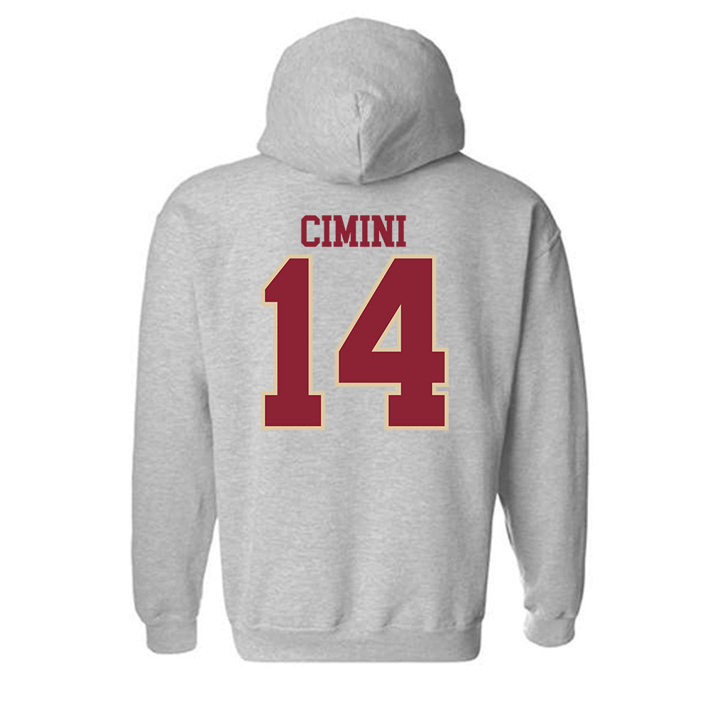 Boston College - NCAA Baseball : Vince Cimini - Classic Shersey Hooded Sweatshirt