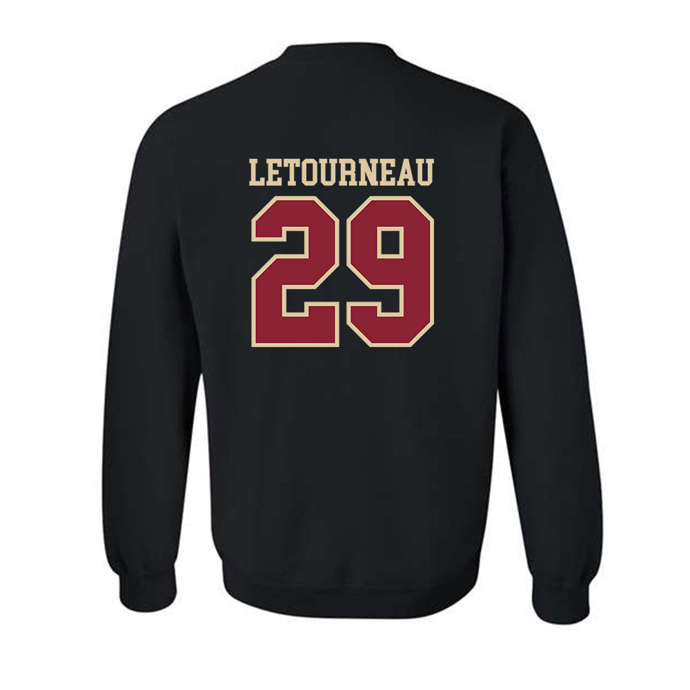 Boston College - NCAA Men's Ice Hockey : Dean Letourneau - Classic Shersey Crewneck Sweatshirt-1