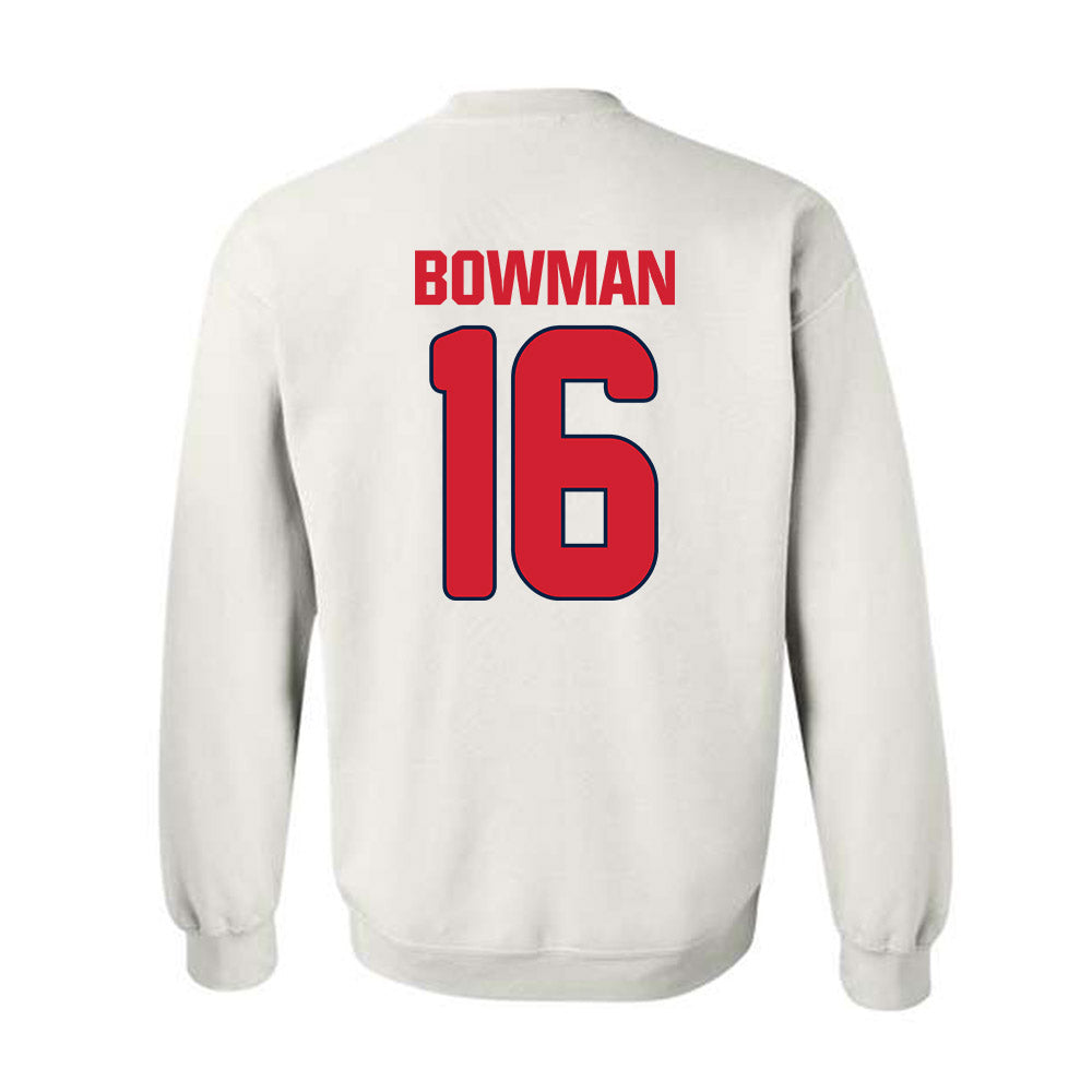Gonzaga - NCAA Baseball : Zach Bowman - Sports Shersey Crewneck Sweatshirt-1