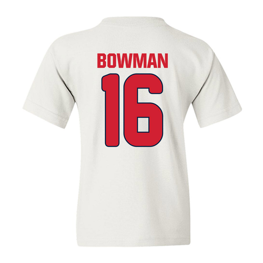 Gonzaga - NCAA Baseball : Zach Bowman - Sports Shersey Youth T-Shirt-1