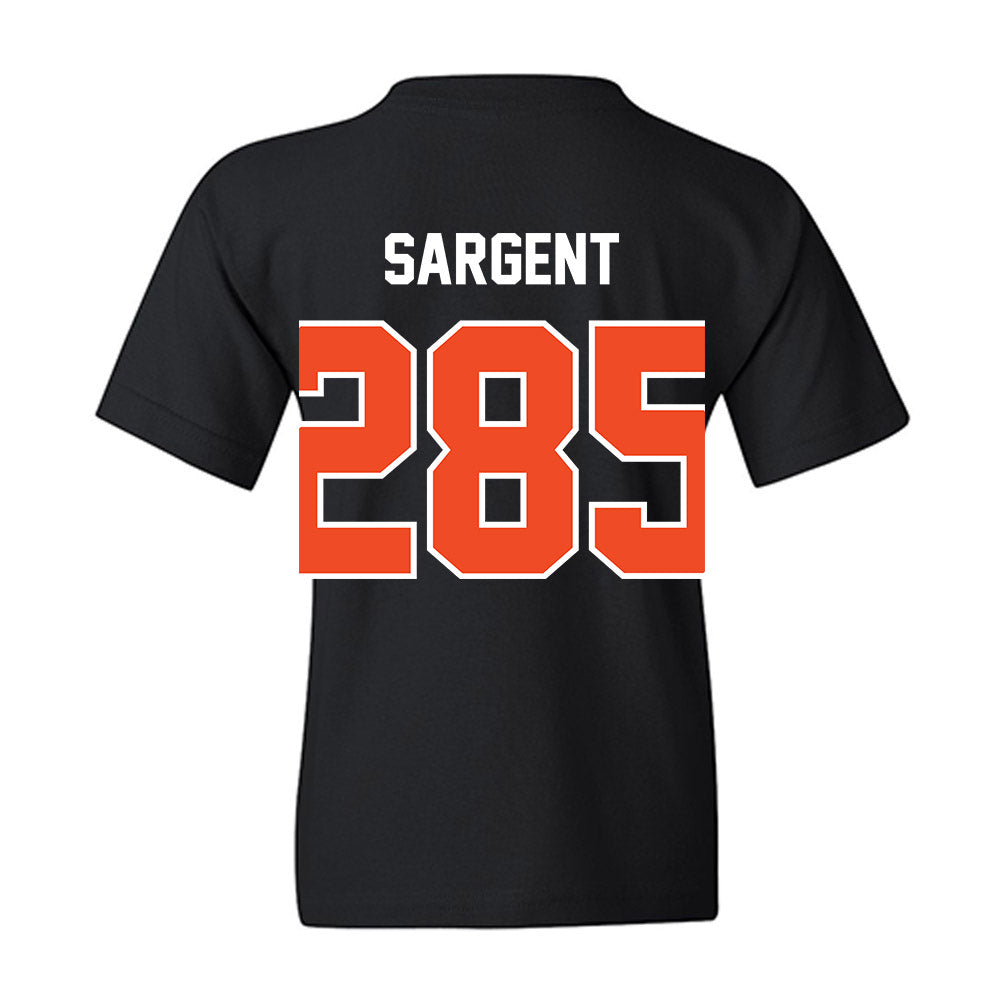 Campbell - NCAA Wrestling : Landon Sargent - Youth T-Shirt-1