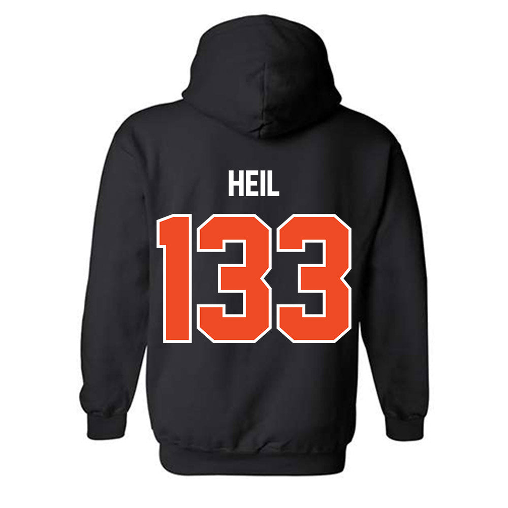Campbell - NCAA Wrestling : Logan Heil - Hooded Sweatshirt-1