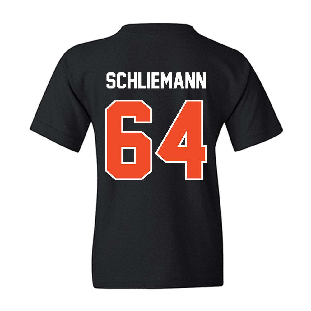 Campbell - NCAA Football : Christian Schliemann - Youth T-Shirt-1