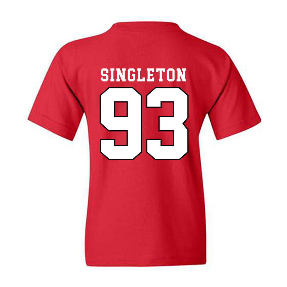Texas Tech - NCAA Football : Dylan Singleton - Classic Shersey Youth T-Shirt-1