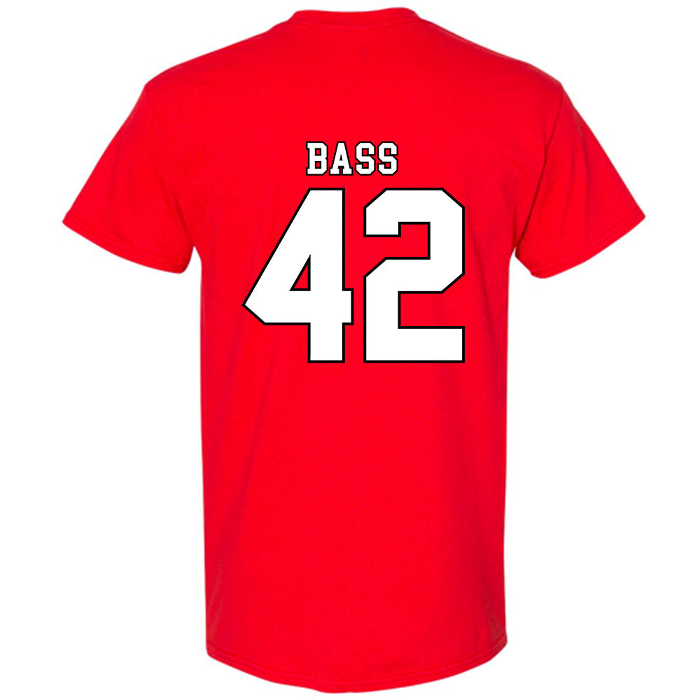 Texas Tech - NCAA Baseball : Daniel Bass - Classic Shersey T-Shirt-1