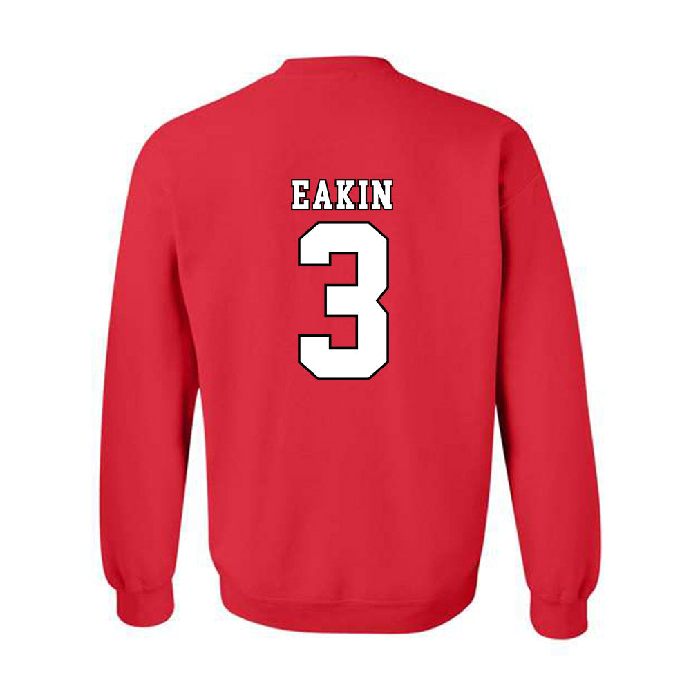 Texas Tech - NCAA Football : Coy Eakin - Classic Shersey Crewneck Sweatshirt-1