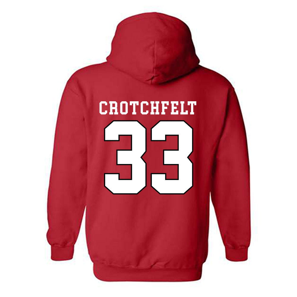 Texas Tech - NCAA Baseball : Zach Crotchfelt - Classic Shersey Hooded Sweatshirt-1