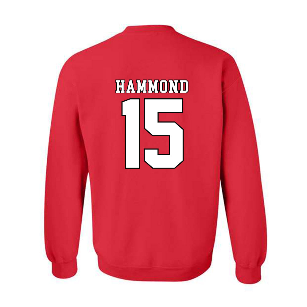 Texas Tech - NCAA Football : William Hammond - Classic Shersey Crewneck Sweatshirt