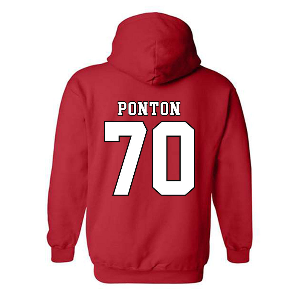 Texas Tech - NCAA Football : Jacob Ponton - Classic Shersey Hooded Sweatshirt