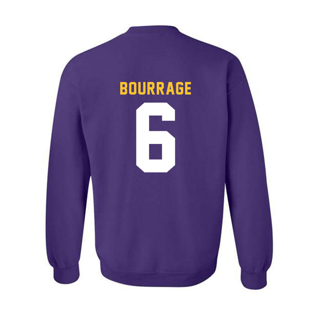 LSU - NCAA Women's Basketball : Divine Bourrage - Classic Shersey Crewneck Sweatshirt-1