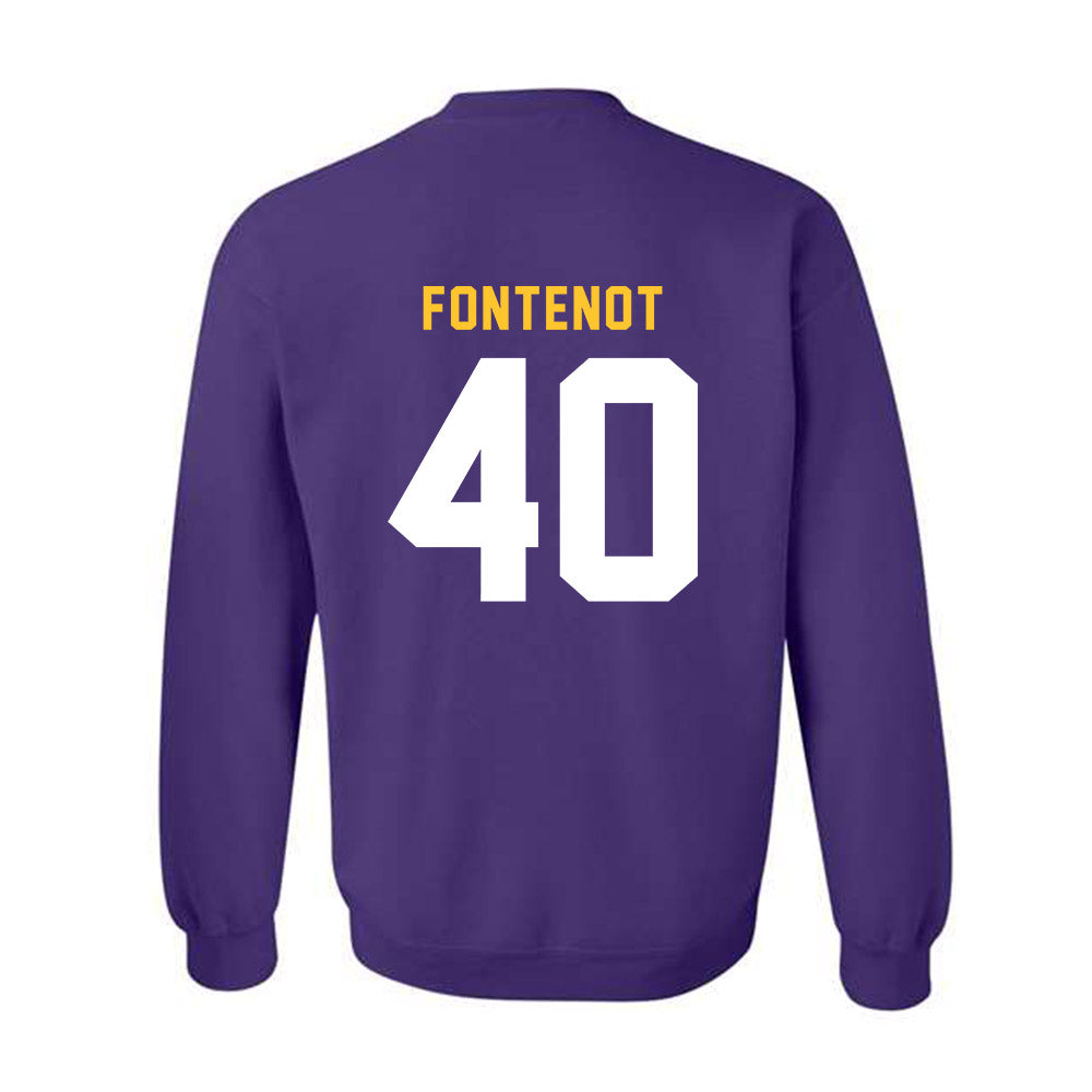LSU - NCAA Baseball : Grant Fontenot - Classic Shersey Crewneck Sweatshirt-1