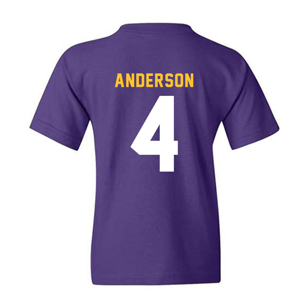 LSU - NCAA Football : Nic Anderson - Classic Shersey Youth T-Shirt-1