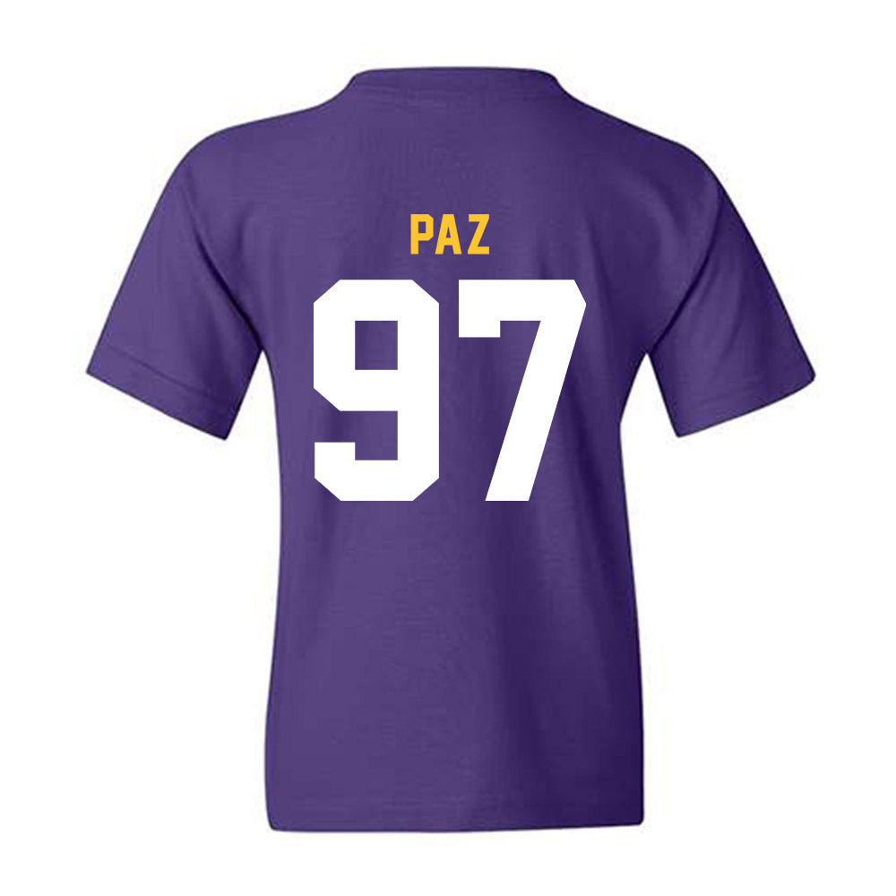 LSU - NCAA Baseball : Marcos Paz - Classic Shersey Youth T-Shirt-1
