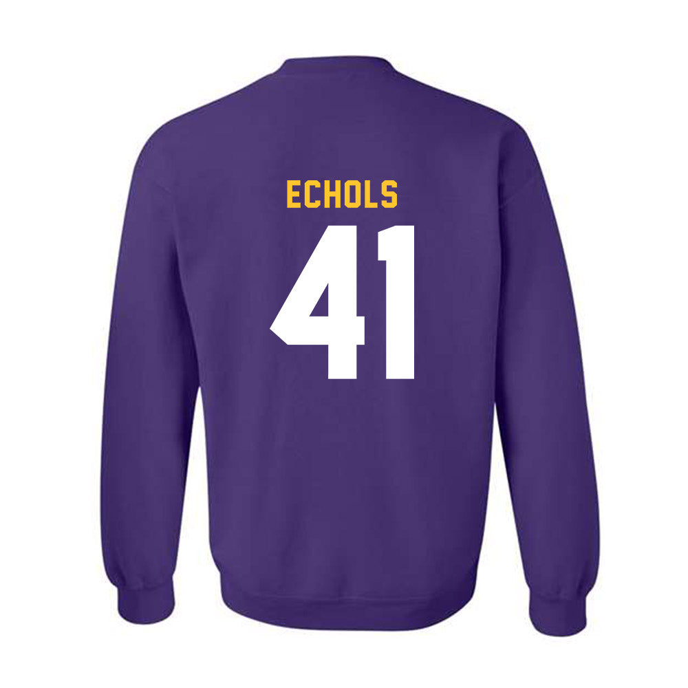 LSU - NCAA Football : Justin Echols - Classic Shersey Crewneck Sweatshirt-1