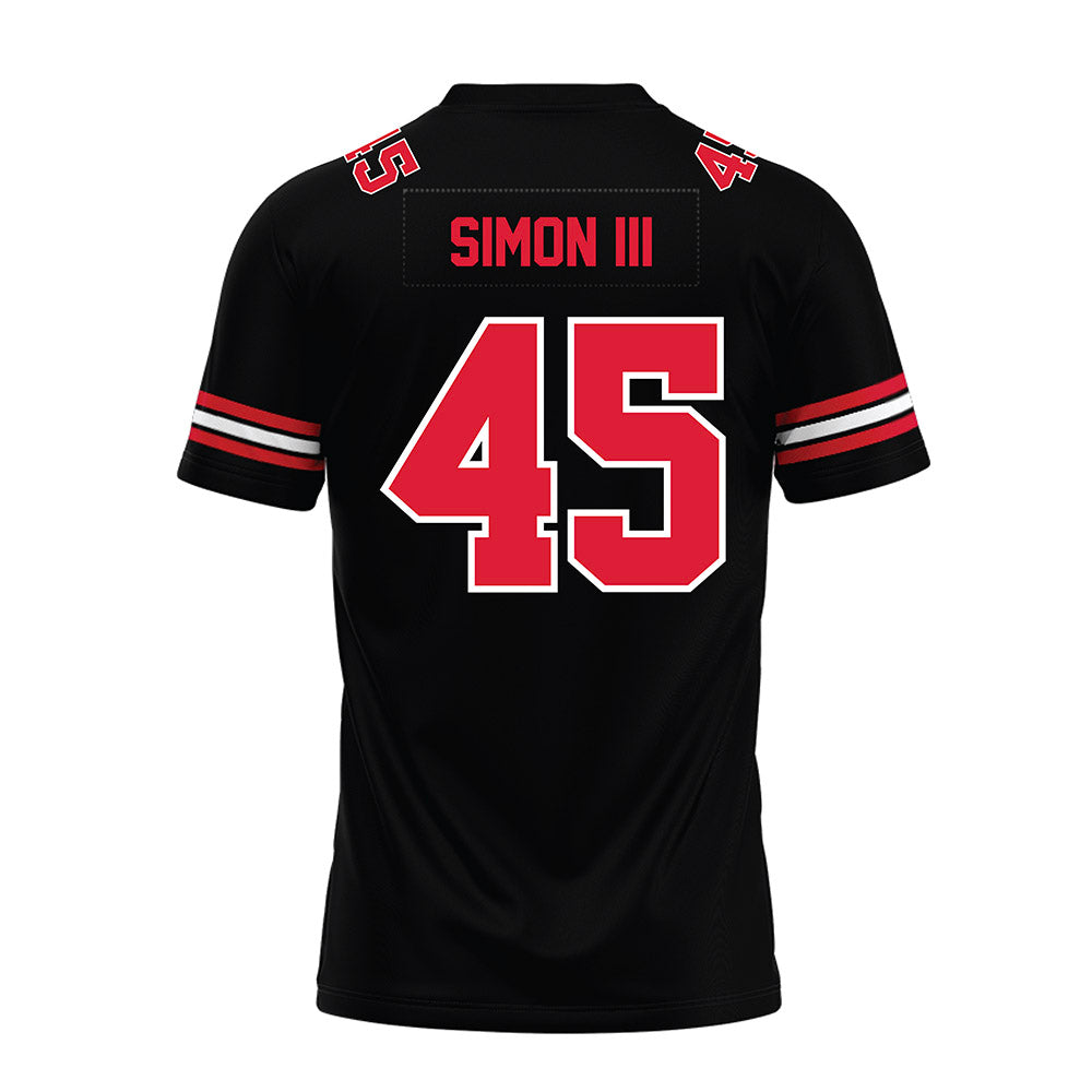Lamar - NCAA Football : Albert Simon III - Black Premium Football Jersey-1