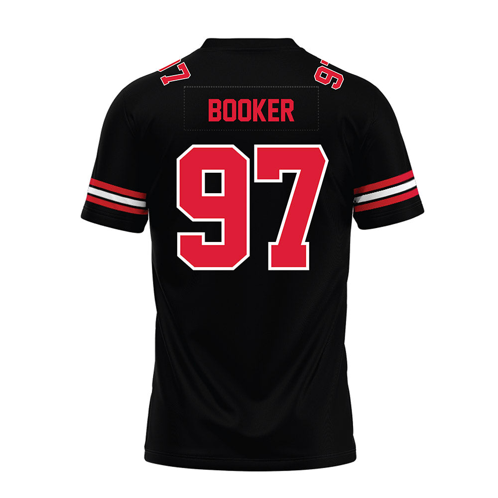 Lamar - NCAA Football : Christian Booker - Black Premium Football Jersey-1