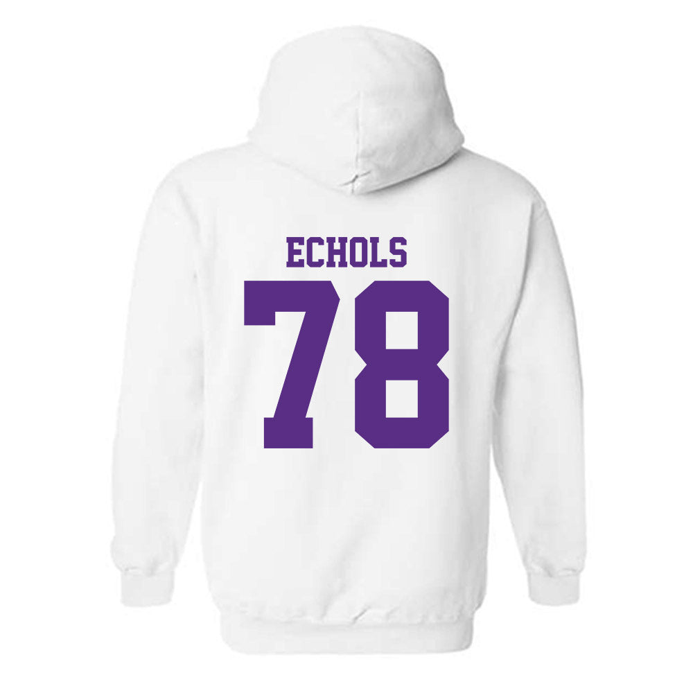 LSU - NCAA Football : Coen Echols - Classic Shersey Hooded Sweatshirt-1