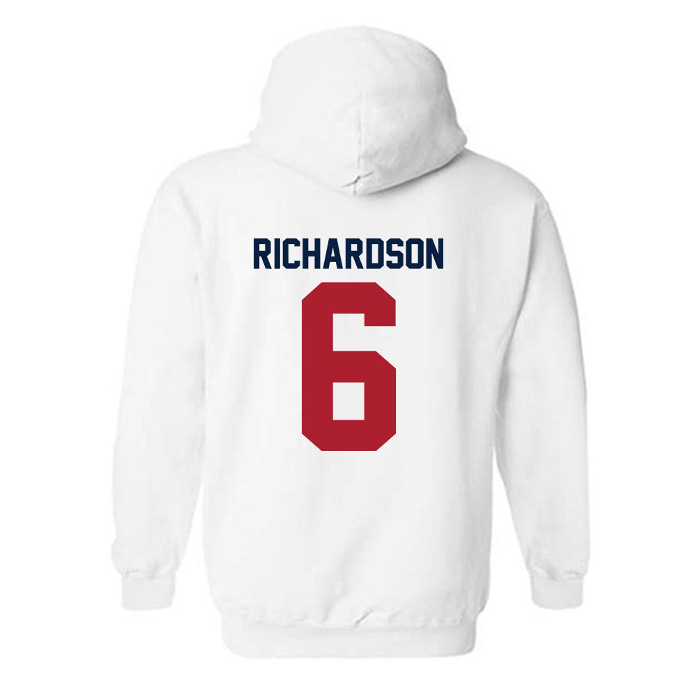 Liberty - NCAA Women's Volleyball : Shyia Richardson - Classic Shersey Hooded Sweatshirt-1