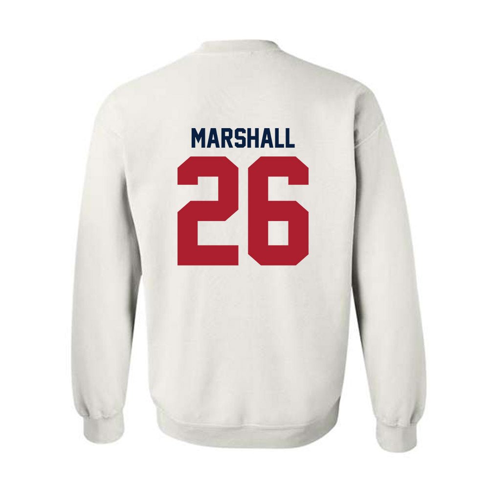 Liberty - NCAA Women's Lacrosse : Megan Marshall - Classic Shersey Crewneck Sweatshirt-1